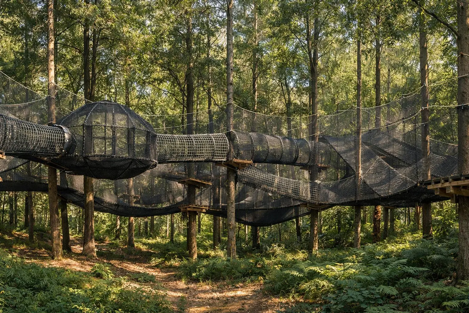 Parc de filets Safari Rail Aventure